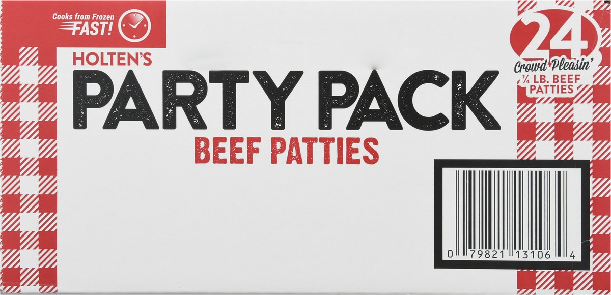 slide 5 of 9, Holten Meats Beef Patties Party Pack 24 ea, 24 ct