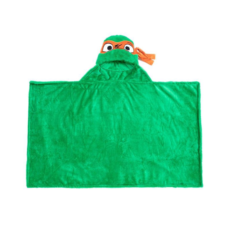 Teenage Mutant Ninja Turtles Hooded Blanket Michelangelo 1 ct Shipt