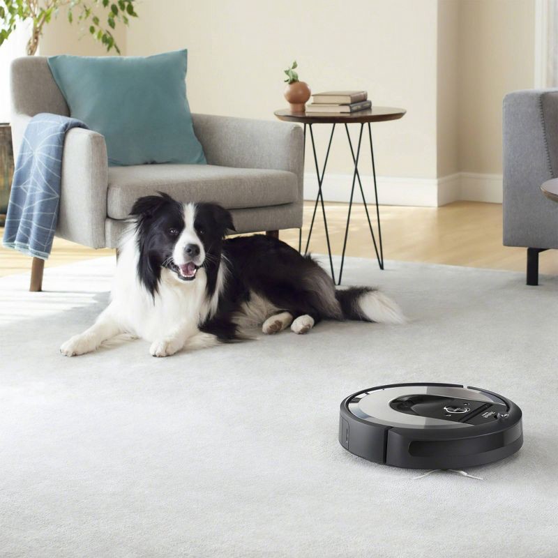 slide 7 of 10, iRobot Roomba i6+ Wi-Fi Connected Robot Vacuum with Automatic Dirt Disposal, 1 ct