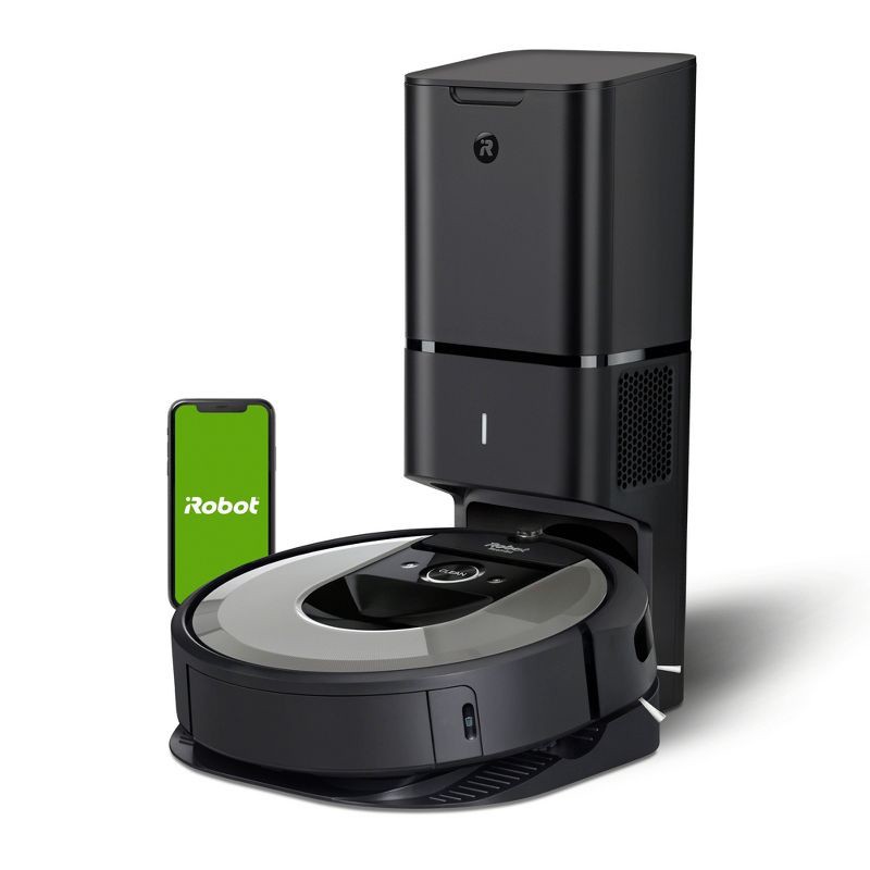 slide 1 of 10, iRobot Roomba i6+ Wi-Fi Connected Robot Vacuum with Automatic Dirt Disposal, 1 ct