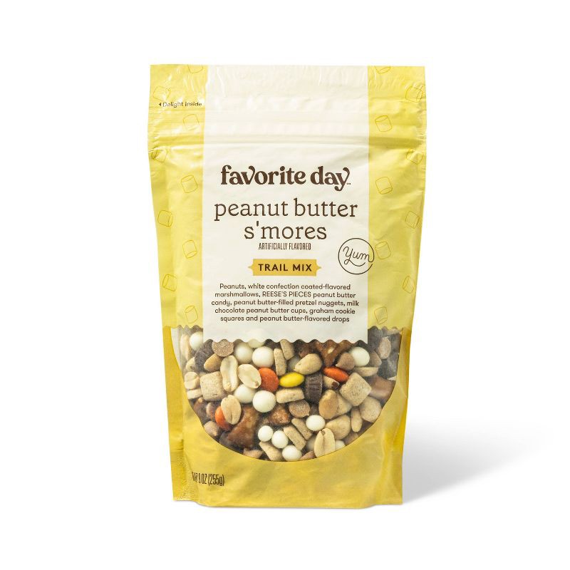 slide 1 of 3, Peanut Butter S'mores Trail Mix - 9oz - Favorite Day™, 9 oz
