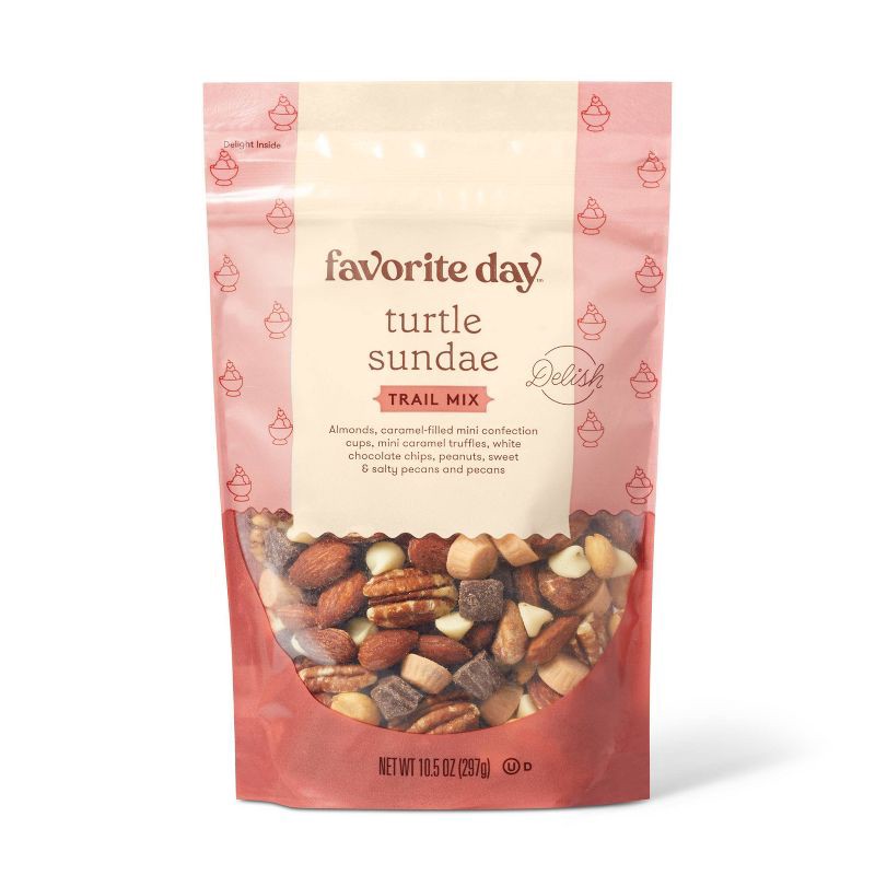 slide 1 of 3, Turtle Sundae Trail Mix - 10.5oz - Favorite Day™, 10.5 oz