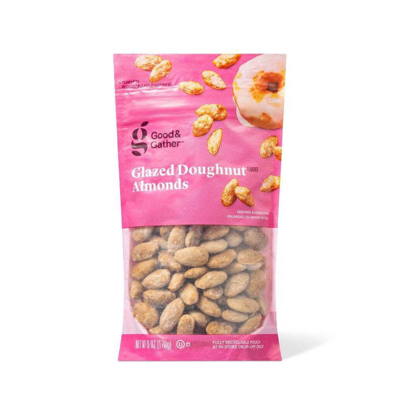 slide 1 of 4, Glazed Donut Almonds - 6oz - Good & Gather™, 6 oz