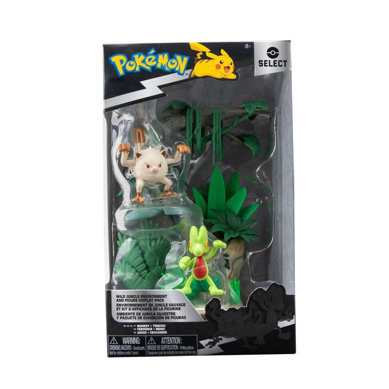 Pokemon Pokémon Select Jungle Environment Display with Mankey and Treecko  Mini Figures 1 ct | Shipt