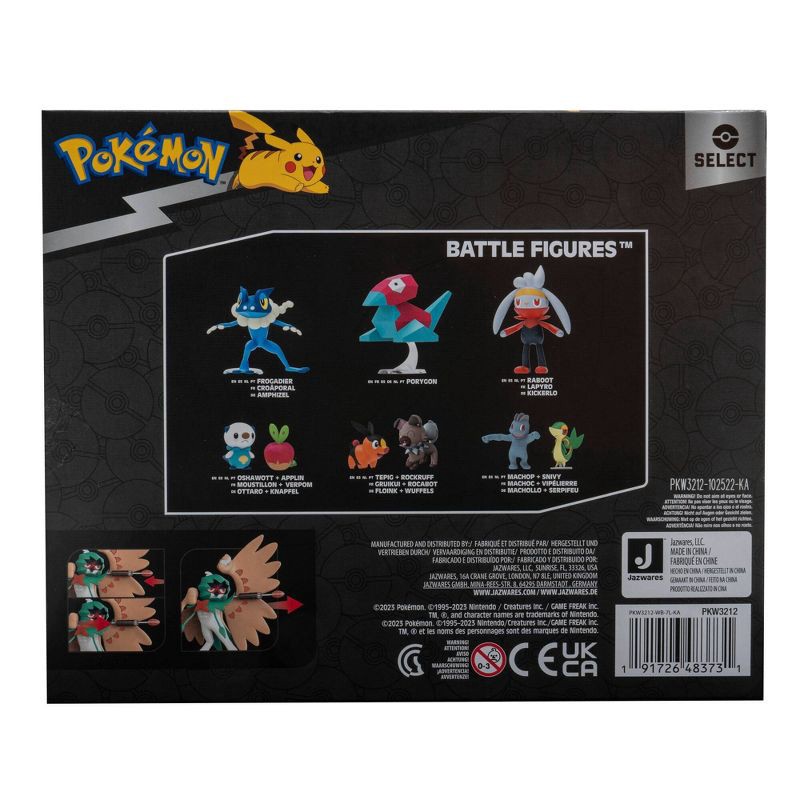 slide 8 of 12, Pokemon Pokémon Select Evolution Multipack Rowlet/Dartrix/Decidueye Action Figure Set - 3pk, 3 ct