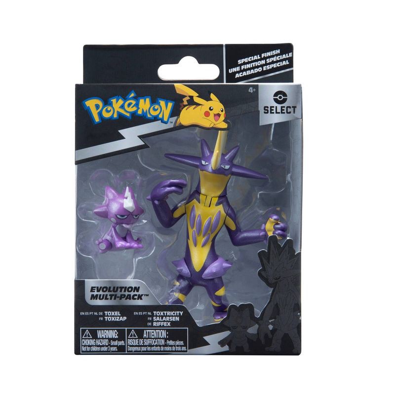 Pokemon Pokémon Select Evolution Toxel and Toxtricity Action 