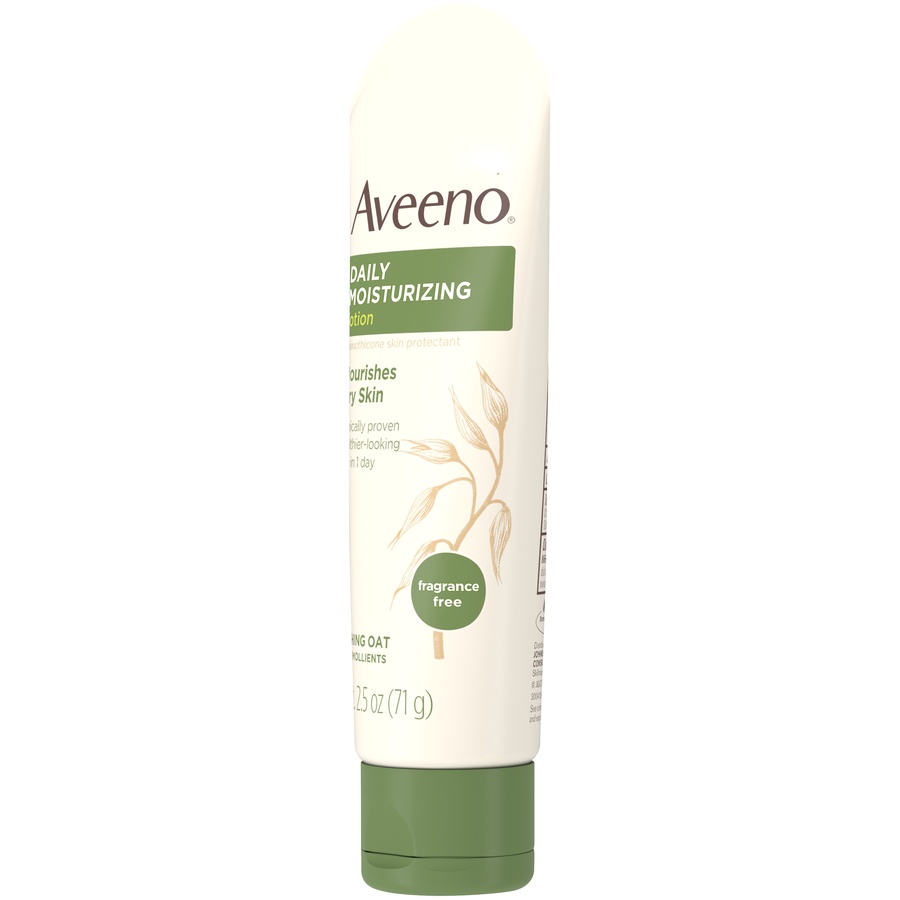 slide 5 of 6, Aveeno Unscented Aveeno Daily Moisturizing Lotion To Relieve Dry Skin - 2.5oz, 2.5 oz