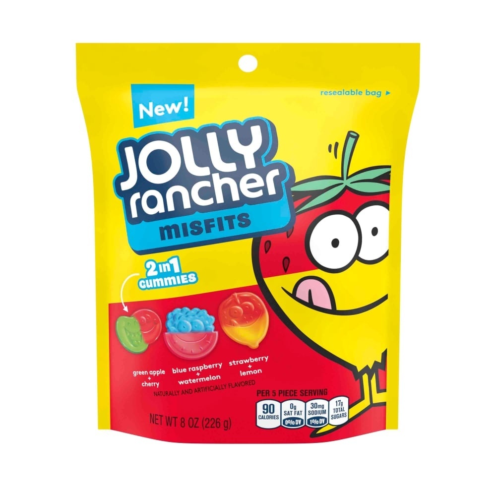 slide 1 of 1, Jolly Rancher Misfits Gummy, 8 oz