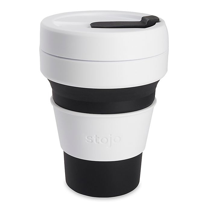 slide 2 of 5, Stojo Collapsible Car Cup - Black, 12 oz