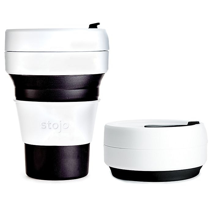 slide 5 of 5, Stojo Collapsible Car Cup - Black, 12 oz