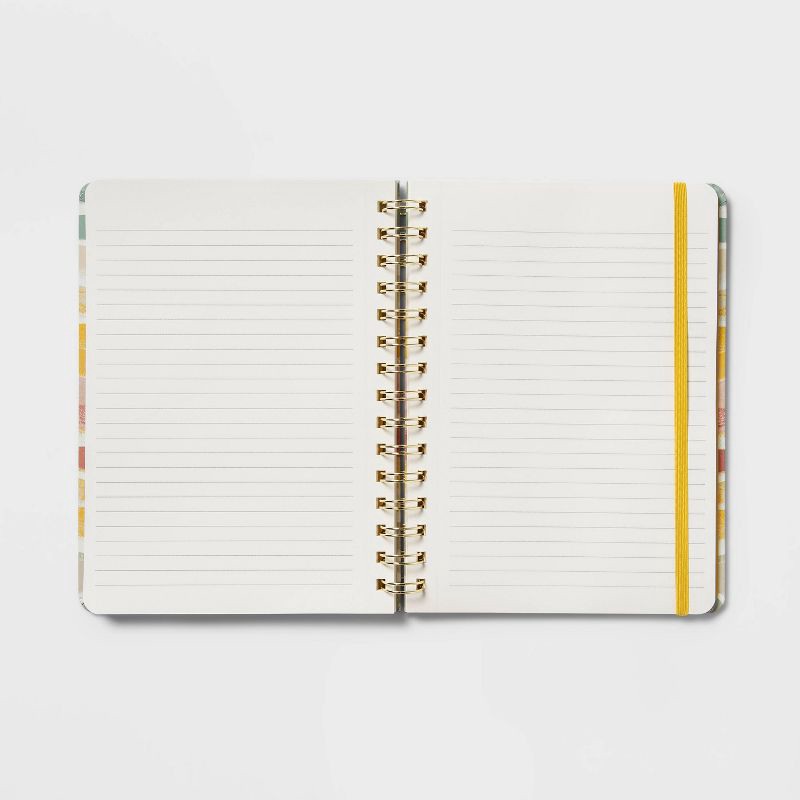 slide 3 of 3, 96 Sheet College Ruled Journal 5.75"x8" Spiral Wave - Threshold™, 1 ct
