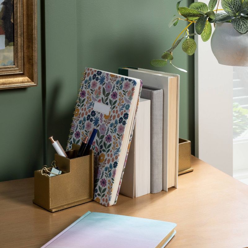 slide 2 of 3, 96 Sheet College Ruled Journal 7"x10" Ditzy Floral - Threshold™, 1 ct