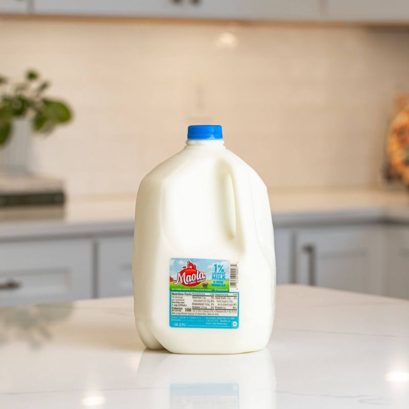 slide 2 of 6, Maola 1% Lowfat Milk - 1gal, 1 gal