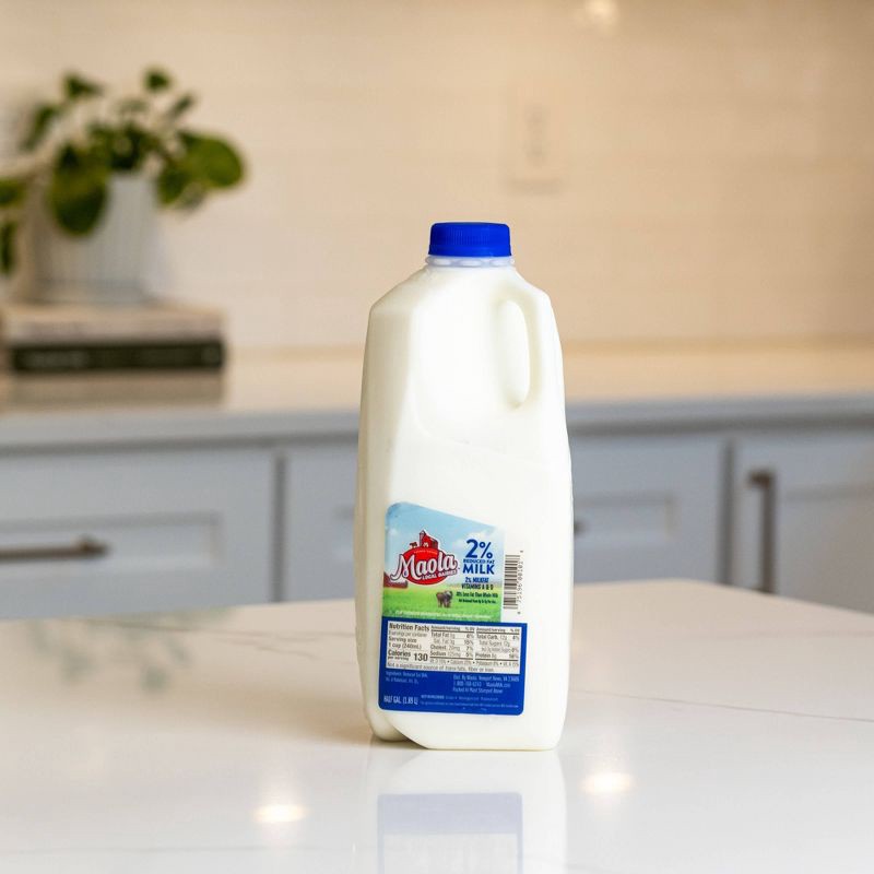 slide 2 of 6, Maola 2% Reduced Fat Milk - 0.5gal, 1/2 gal