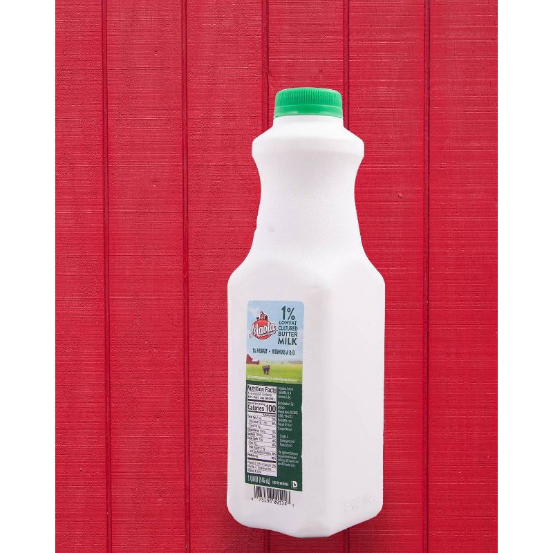 slide 2 of 3, Maola 1% Lowfat Cultured Buttermilk - 1qt, 1 qt