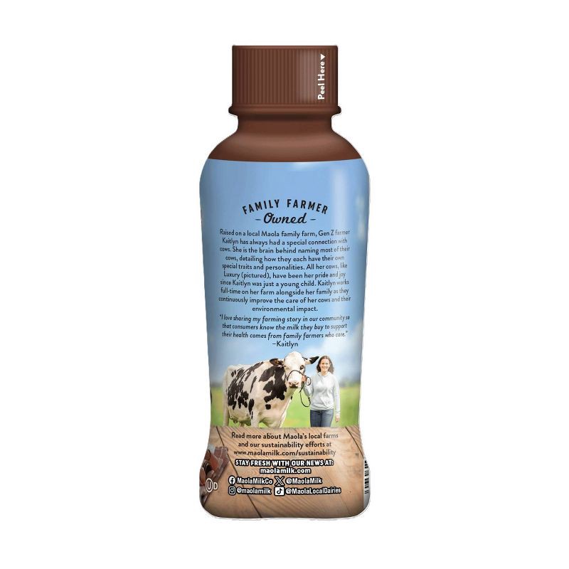 slide 2 of 6, Maola Extra Rich Chocolate Whole Milk - 12 fl oz, 12 fl oz