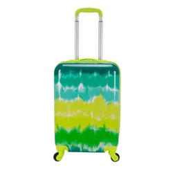 Crckt Kids' Hardside Carry On Spinner Suitcase - Green Tie Dye