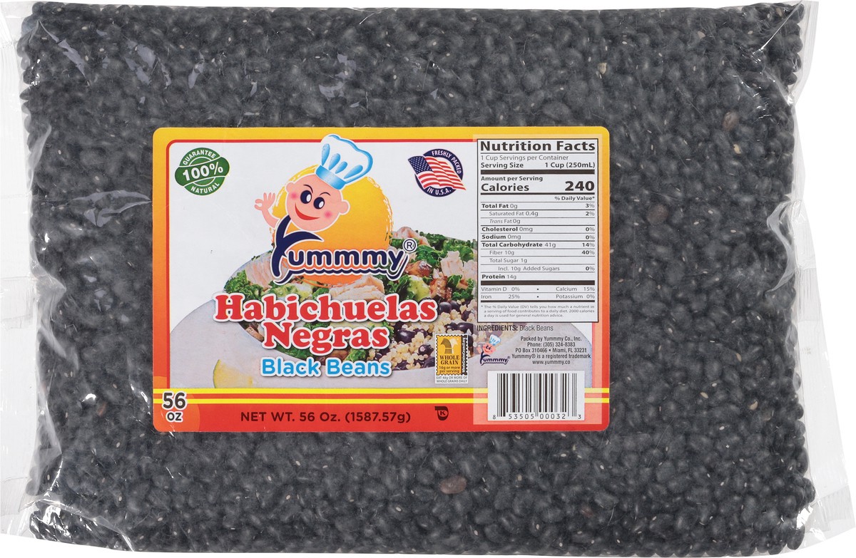 slide 8 of 11, Yummmy Black Beans 56 oz, 56 oz