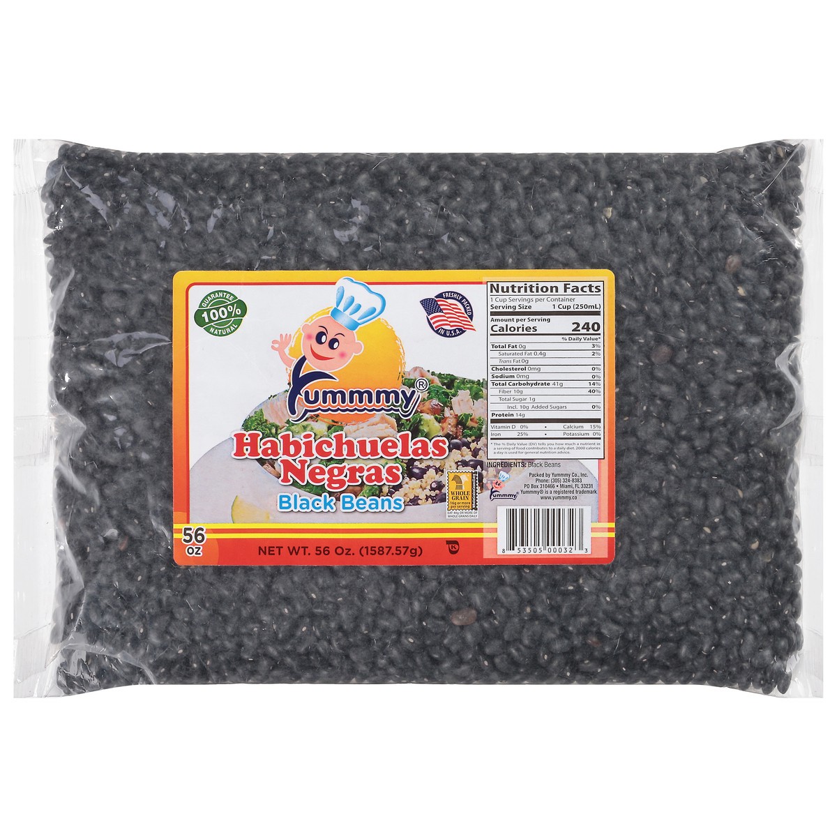 slide 4 of 11, Yummmy Black Beans 56 oz, 56 oz
