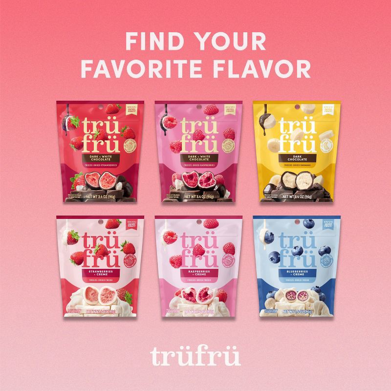slide 9 of 9, Tru Fru Freeze Dried Strawberries & Crème - 3.4 oz, 3.4 oz