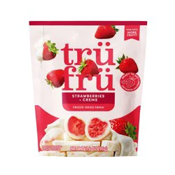 Tru Fru Freeze Dried Strawberries & Crème - 3.4 oz