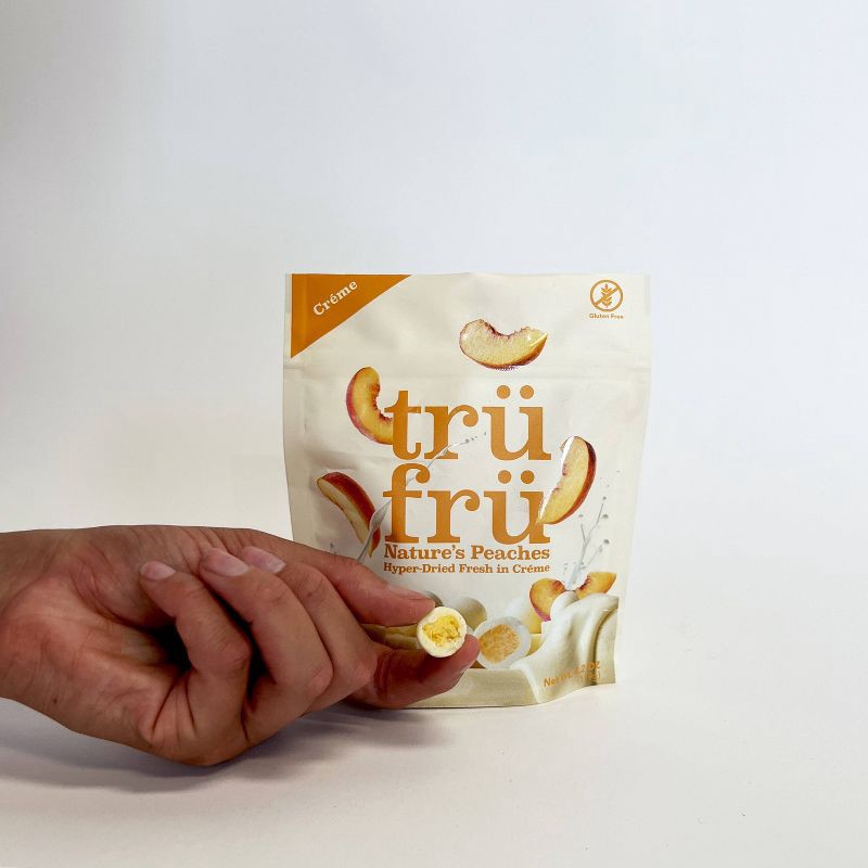 slide 3 of 6, Tru Fru Hyper-Dried Peaches & Crème - 4.2oz, 4.2 oz