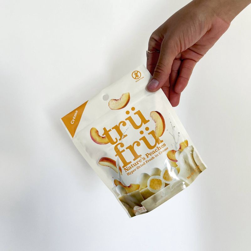 slide 4 of 6, Tru Fru Hyper-Dried Peaches & Crème - 4.2oz, 4.2 oz