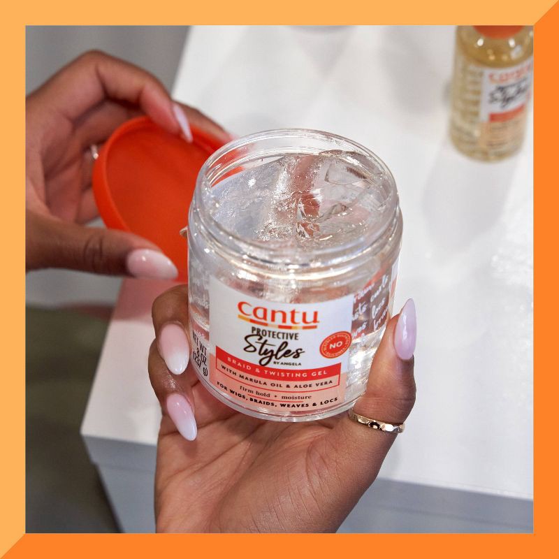 slide 4 of 7, Cantu Protective Styles Braiding & Twisting Hair Gel - 8oz, 8 oz