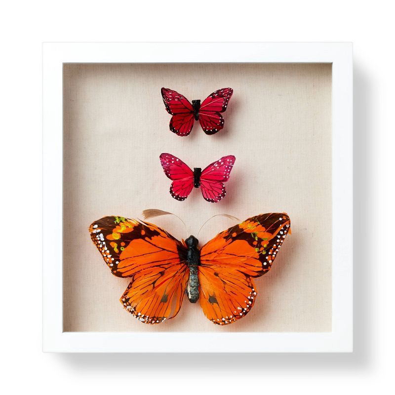 slide 2 of 3, MDF Shadow Box Frame Unfinished Craft 12"x12" White - Mondo Llama™: Medium-Density Fiberboard, Adult Craft, 12.28"x2.17", 1 ct