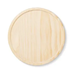DIY Wood Shaped Round Tray Base Unfinished Craft Kit - Mondo Llama™: Adult Crafting, 13" Wooden Tray, 1.22 lbs