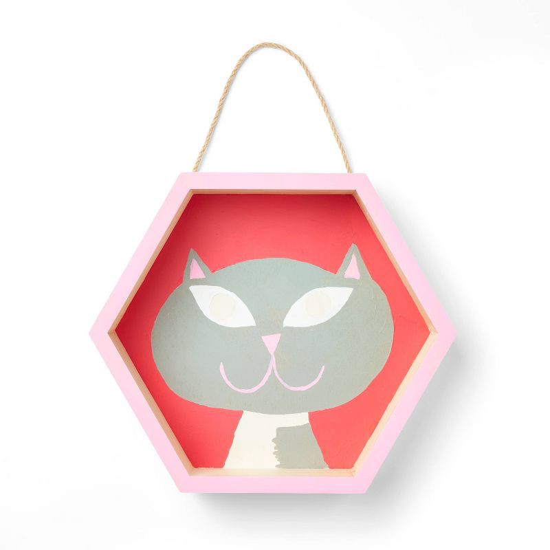 slide 2 of 3, DIY Base Hexagon Box Unfinished Craft - Mondo Llama™: Wood, Adult Craft, 11.02" Height, 12.76" Width, 2.24" Depth, 1 ct