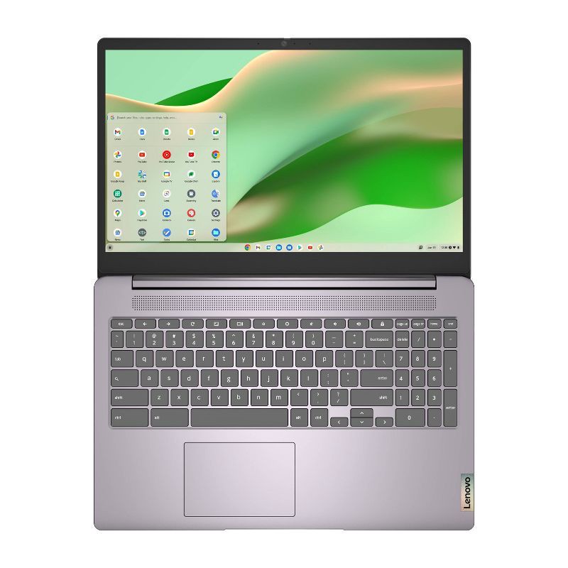 slide 5 of 16, Lenovo 15.6" Touchscreen IdeaPad 3 Chromebook - Intel Pentium - 4GB RAM Memory - 128GB Storage - Gray (82N4002SUS), 1 ct