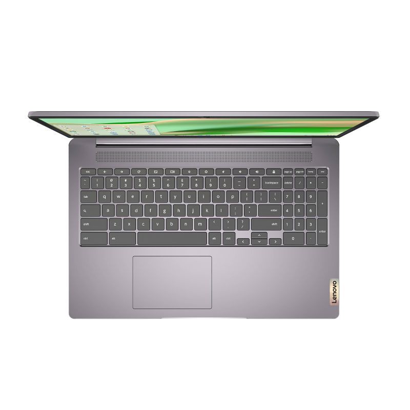 slide 16 of 16, Lenovo 15.6" Touchscreen IdeaPad 3 Chromebook - Intel Pentium - 4GB RAM Memory - 128GB Storage - Gray (82N4002SUS), 1 ct