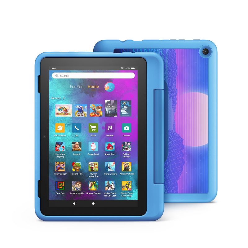 slide 5 of 5, Amazon Fire HD 8 Kids Pro Tablet 8" - 32GB - Cyber Sky (2022 Release), 1 ct