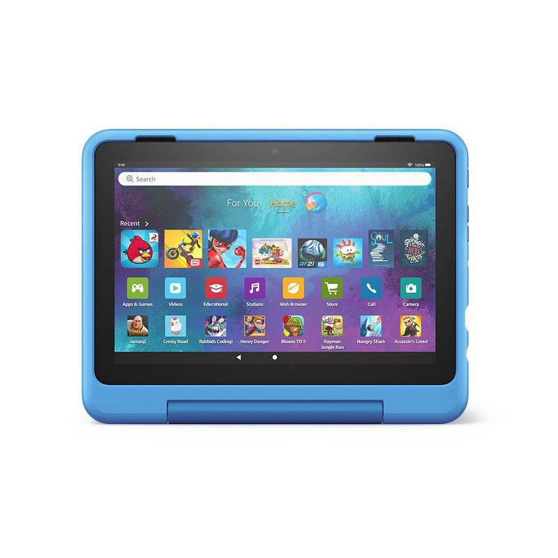 slide 1 of 5, Amazon Fire HD 8 Kids Pro Tablet 8" - 32GB - Cyber Sky (2022 Release), 1 ct