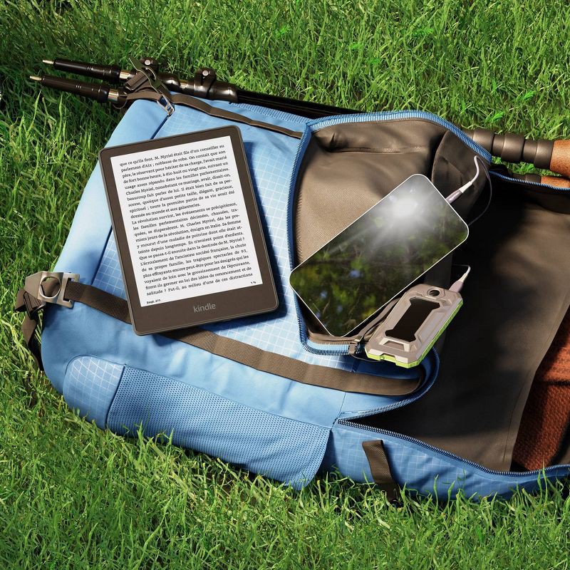 slide 4 of 6, Amazon Kindle Paperwhite 6.8" 16GB e-Reader with Adjustable Warm Light - Black, 1 ct