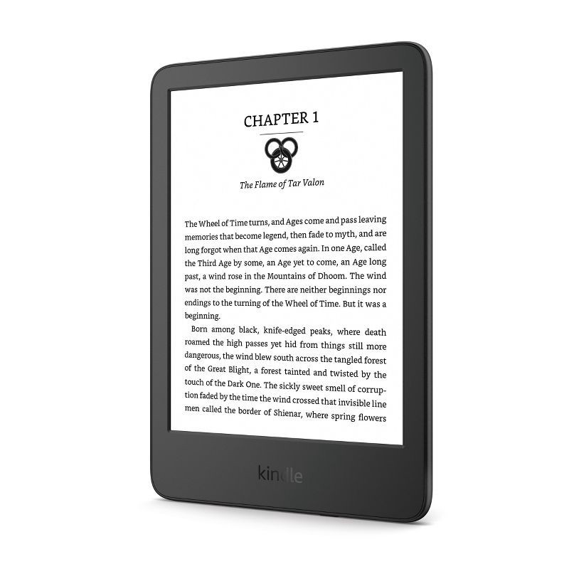 slide 4 of 8, Amazon Kindle 6" e-Reader - Black - 2022 Release, 1 ct