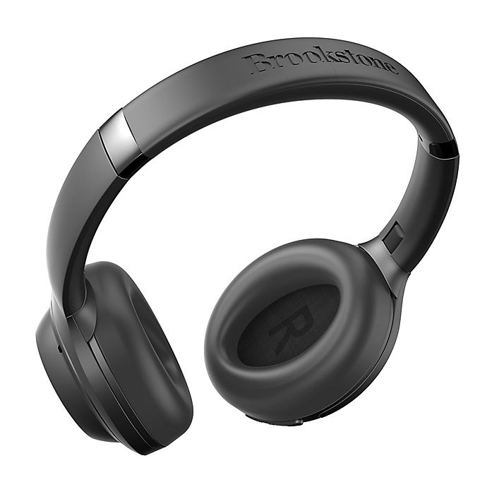 slide 4 of 11, Brookstone Wireless Noise-Cancelling Headphones - Black, 1 ct