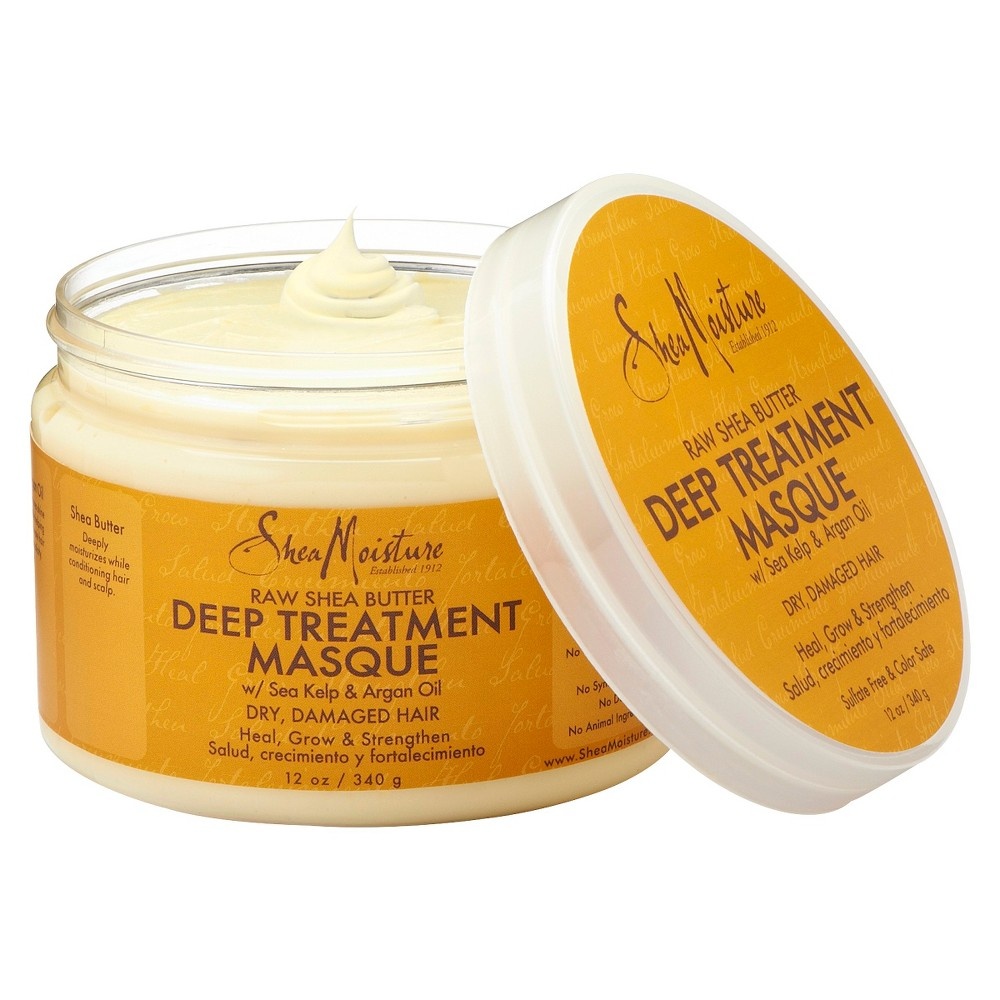slide 2 of 2, SheaMoisture Deep Treatment Hair Mask Raw Shea Butter, 12 oz, 12 oz