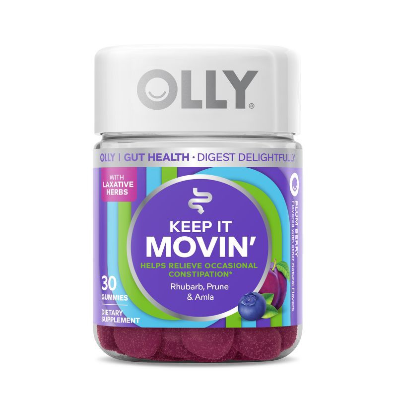 slide 1 of 7, OLLY Keep It Movin' Digestive Gummies - 30ct, 30 ct