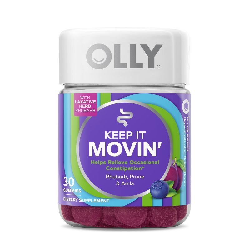 slide 1 of 10, OLLY Keep It Movin' Digestive Gummies - 30ct, 30 ct