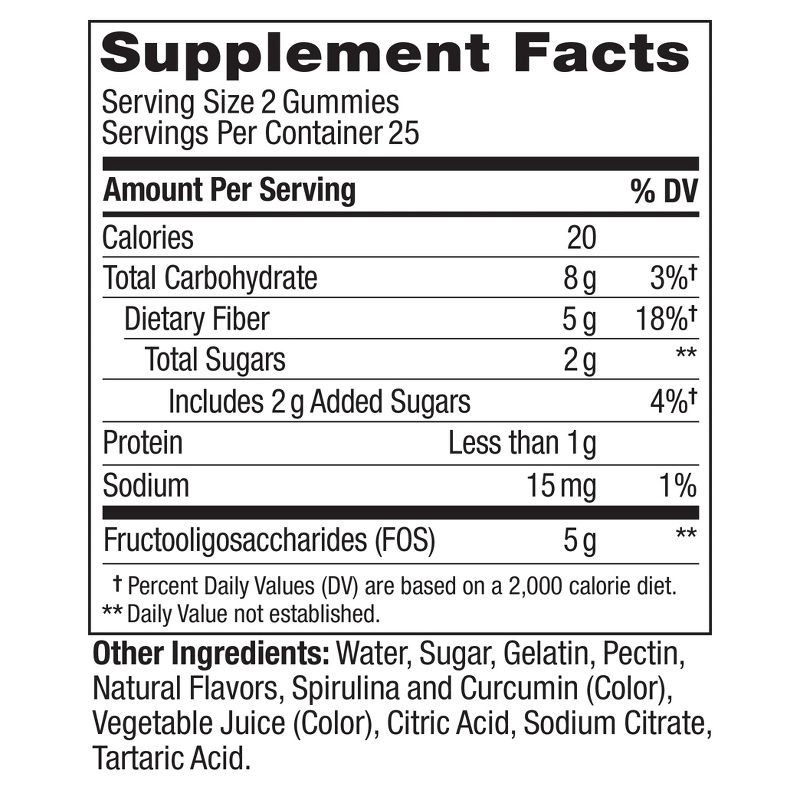 slide 6 of 10, OLLY Fiber Digestive Gummy Rings - 50ct, 50 ct