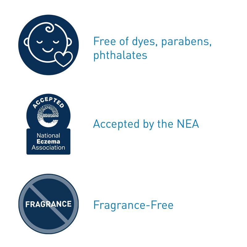 slide 4 of 10, CeraVe Baby Body Gentle Moisturizing Body Lotion Fragrance-Free - 8oz, 8 oz