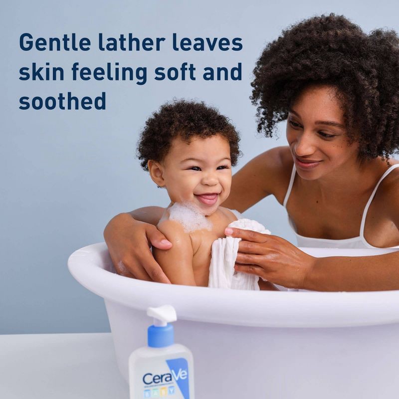slide 6 of 10, CeraVe Baby Gentle Bath Wash and Shampoo - 8 fl oz, 8 fl oz