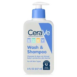 CeraVe Baby Gentle Bath Wash and Shampoo - 8 fl oz