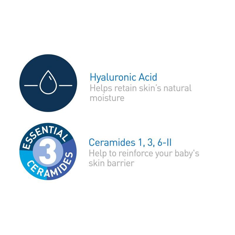 slide 5 of 11, CeraVe Baby Body Gentle Moisturizing Body Cream Fragrance-Free - 5 fl oz, 5 fl oz