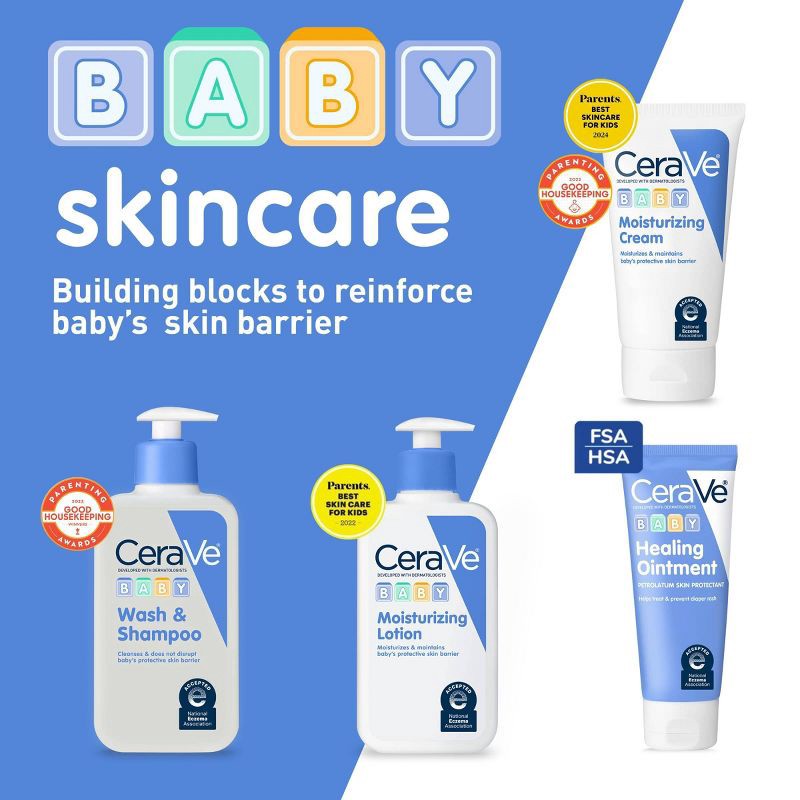 slide 7 of 11, CeraVe Baby Body Gentle Moisturizing Body Cream Fragrance-Free - 5 fl oz, 5 fl oz