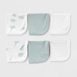 Carter's Just One You® Baby Boys' Dino Bath Towel - Sage Green
