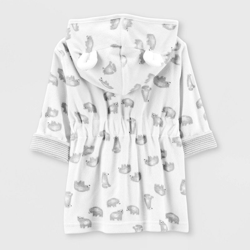 slide 2 of 3, Carter's Just One You® Baby Bear Bath Robe - White, 1 ct