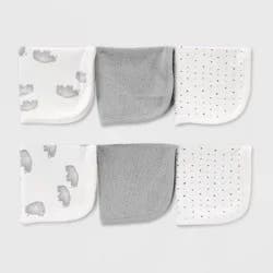 Carter's Just One You® Baby Bear Washcloths - Gray